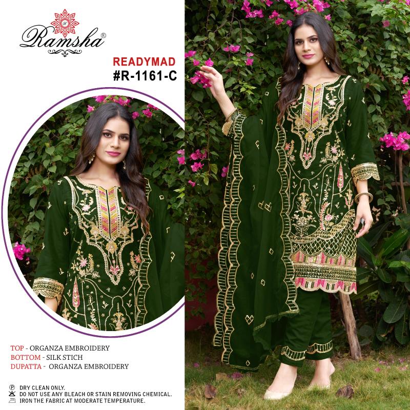 Ramsha R 1161 Nx Ready Made Pakistani Suits Collection