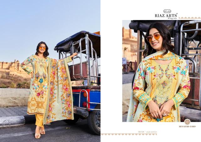 Riaz Arts Musafir Vol 7 Lawn Digital Printed Dress Material Collection