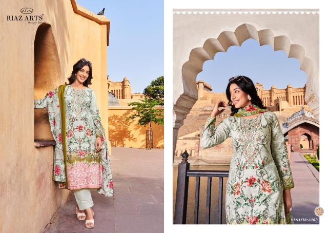 Riaz Arts Musafir Vol 7 Lawn Digital Printed Dress Material Collection