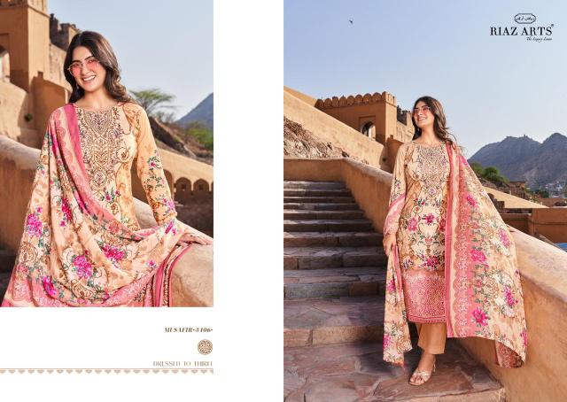 Riaz Arts Musafir Vol 7 Lawn Digital Printed Dress Material Collection