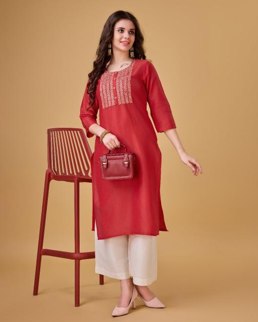 Va0063 Viscose Fancy Kurti Collection