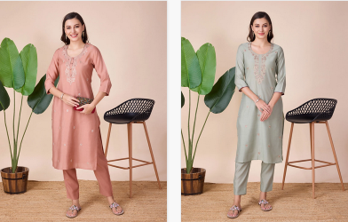 Va0149 And Va0150 Viscose Kurti With Bottom Collection