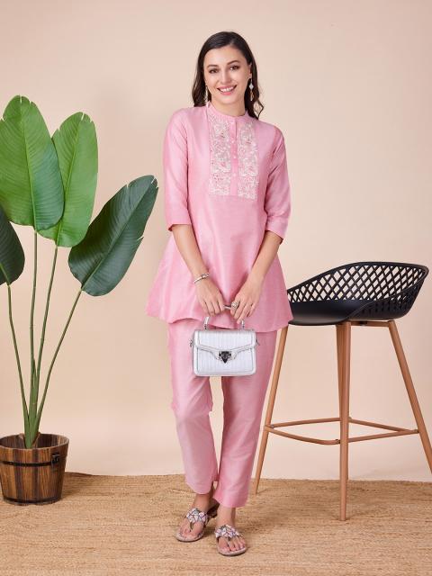 Va0316 And Va0377 Rayon Kurti With Bottom Collection