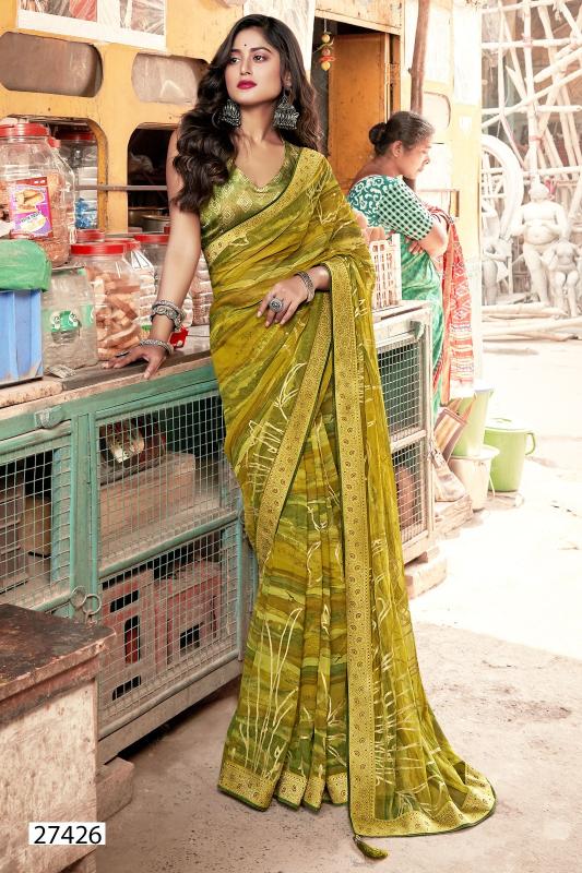 Vallabhi Imarti Georgette Printed Saree Collection