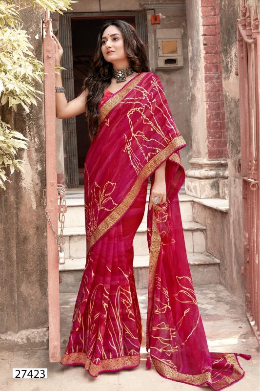 Vallabhi Imarti Georgette Printed Saree Collection