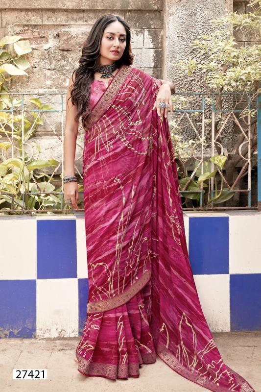 Vallabhi Imarti Georgette Printed Saree Collection