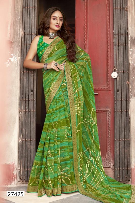 Vallabhi Imarti Georgette Printed Saree Collection