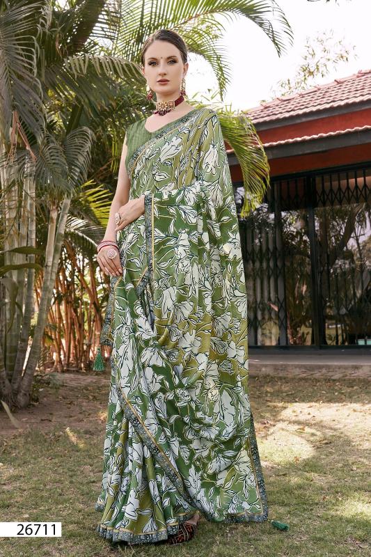 Vallabhi Victorious Fancy Georgette Saree Collection