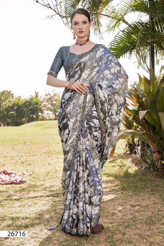 Vallabhi Victorious Fancy Georgette Saree Collection