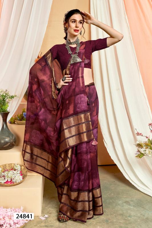 Vallabhi Waterfall Vol 12 Chiffon Fancy Saree Collection