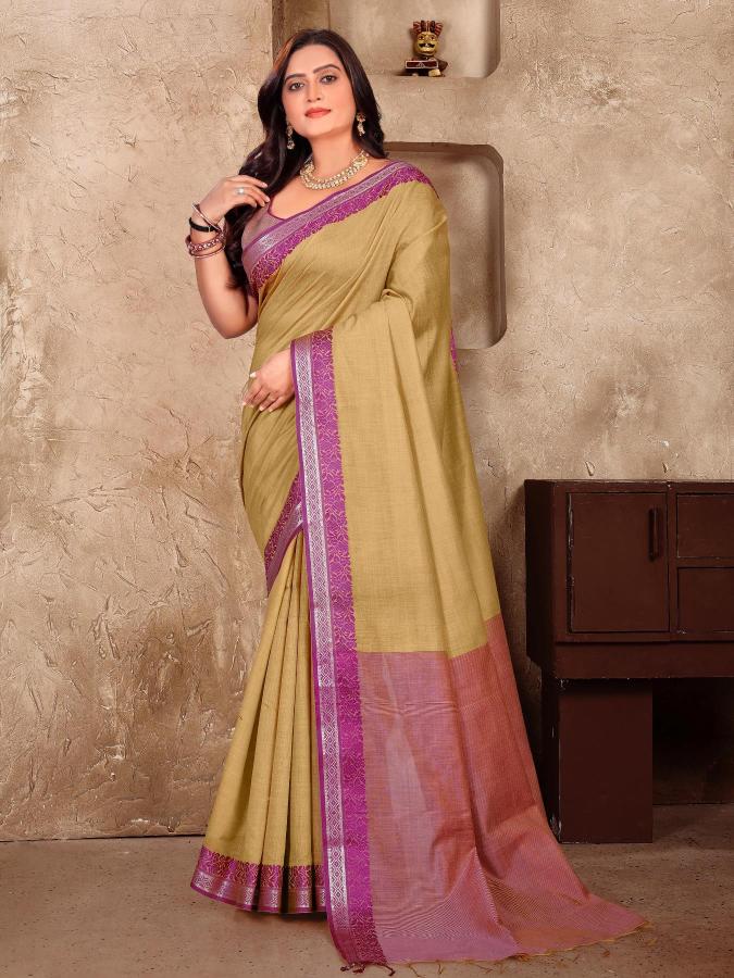 Vc Mohini Designer Linen Silk Saree Collection