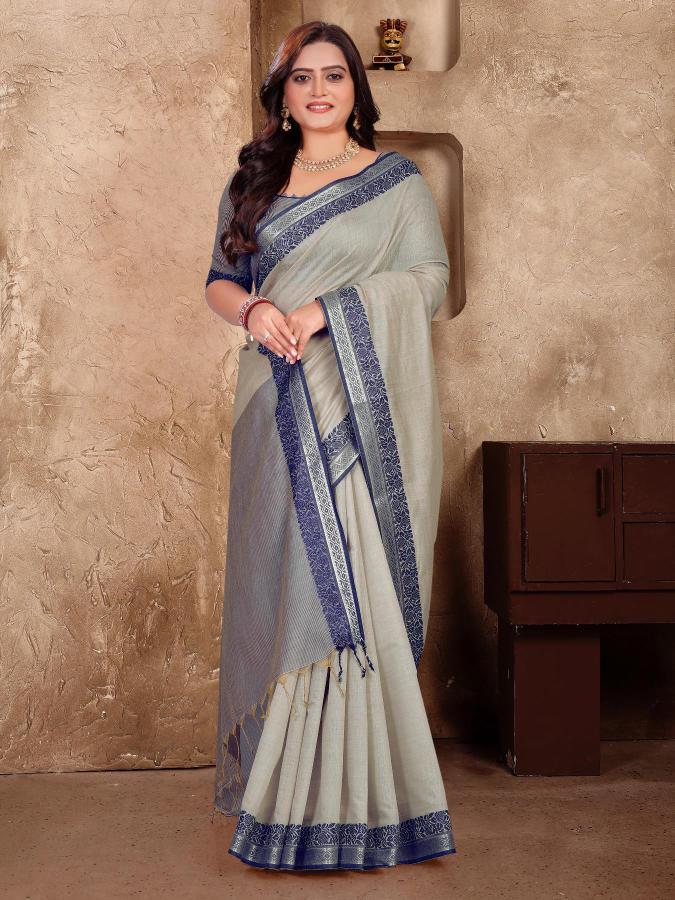 Vc Mohini Designer Linen Silk Saree Collection