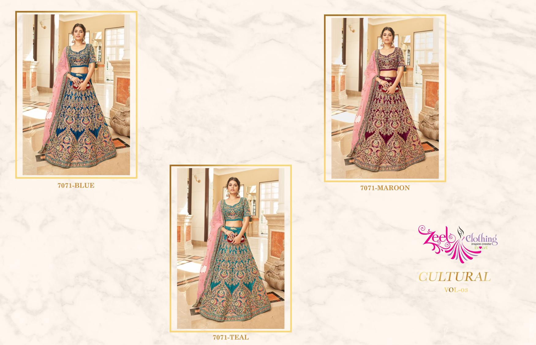 Zeel Cultural Vol 3 Exclusive Designer Lehenga Collection