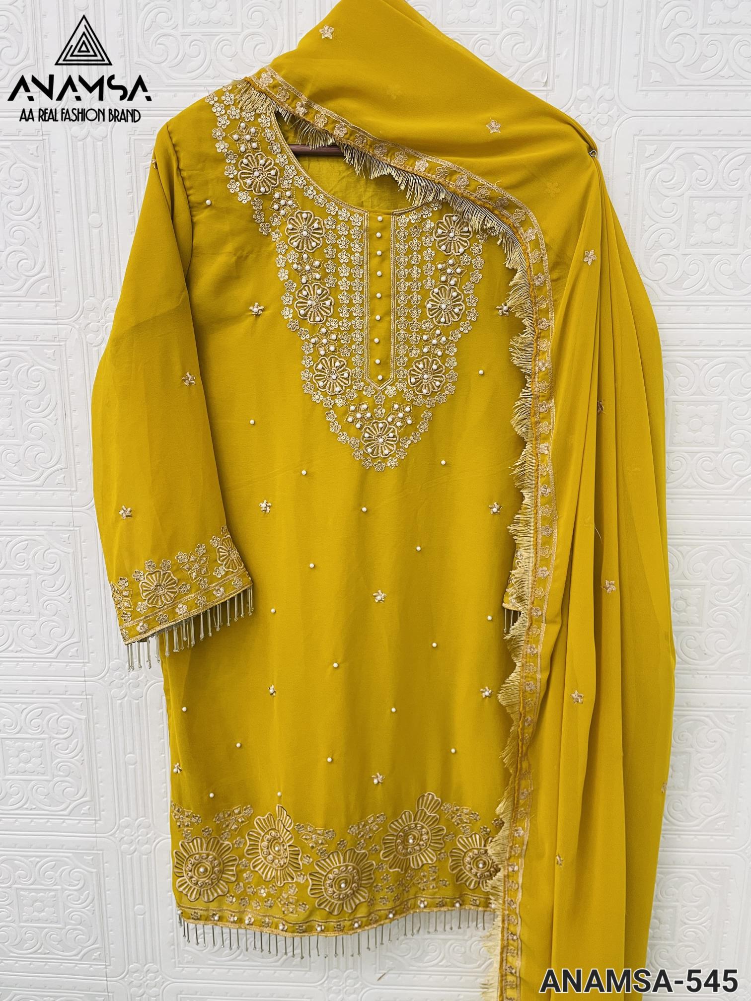 Anamsa 545 Georgette Pakistani Salwar Kameez