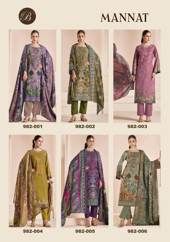 Belliza Mannat Pashmina Dress Material Collection