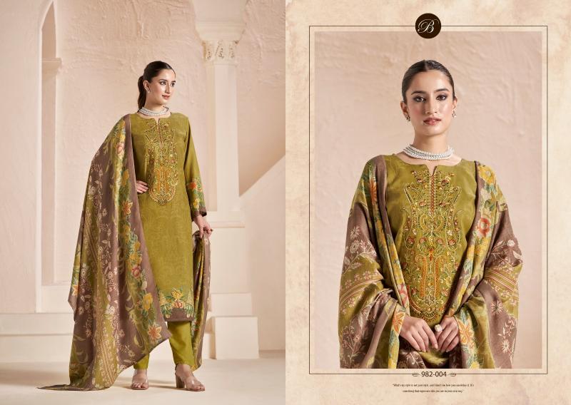 Belliza Mannat Pashmina Dress Material Collection