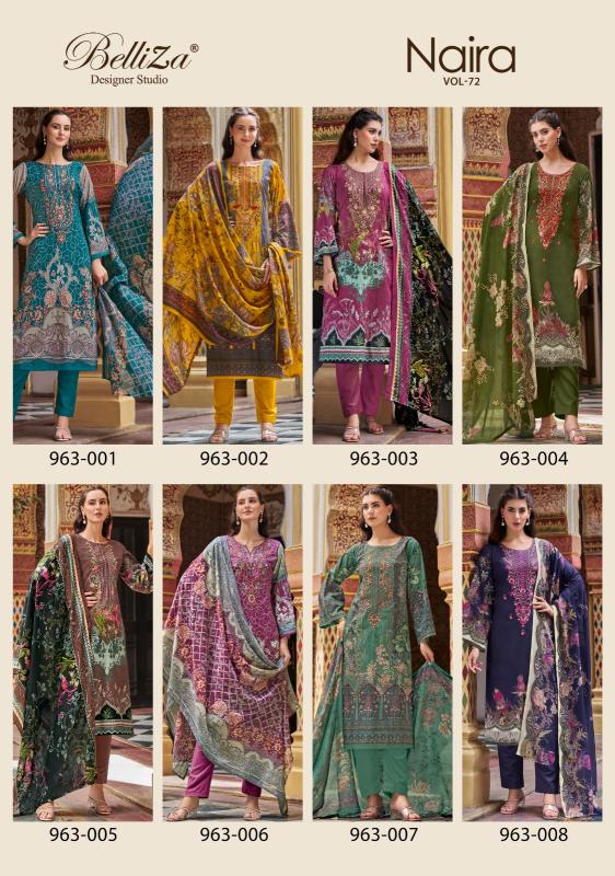 Belliza Naira Vol 72 Cotton Printed Dress Material Collection