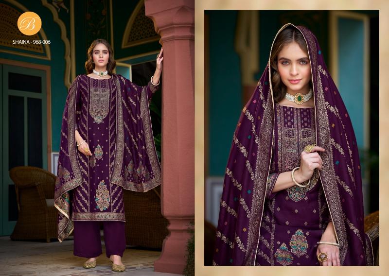 Belliza Shaina Pashmina Printed Dress Material Collection