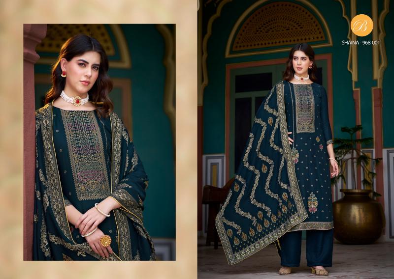 Belliza Shaina Pashmina Printed Dress Material Collection