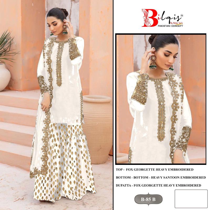 Bilqis B 85 Pakistani Salwar Kameez Collection