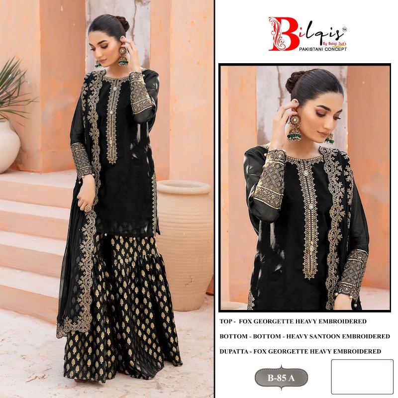 Bilqis B 85 Pakistani Salwar Kameez Collection