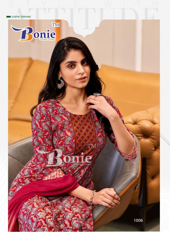 Bonie Tanvi Anarkali Kurti Pant With Dupatta Collection