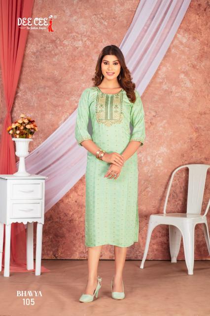 Deecee Bhavya Designer Fancy Kurti Collection