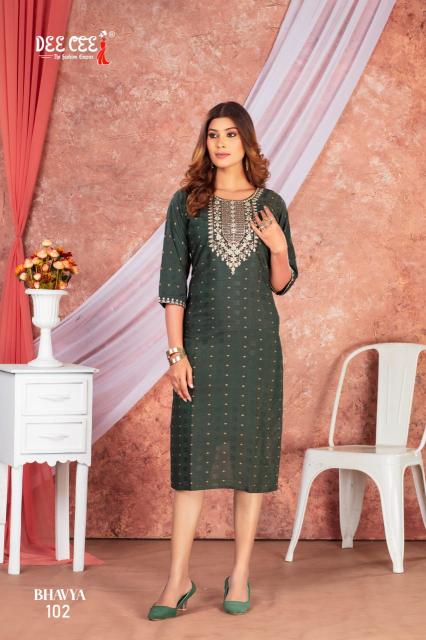 Deecee Bhavya Designer Fancy Kurti Collection