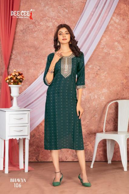 Deecee Bhavya Designer Fancy Kurti Collection