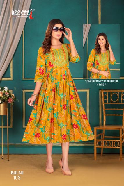 Deecee Bhumi Designer Long Kurti Collection