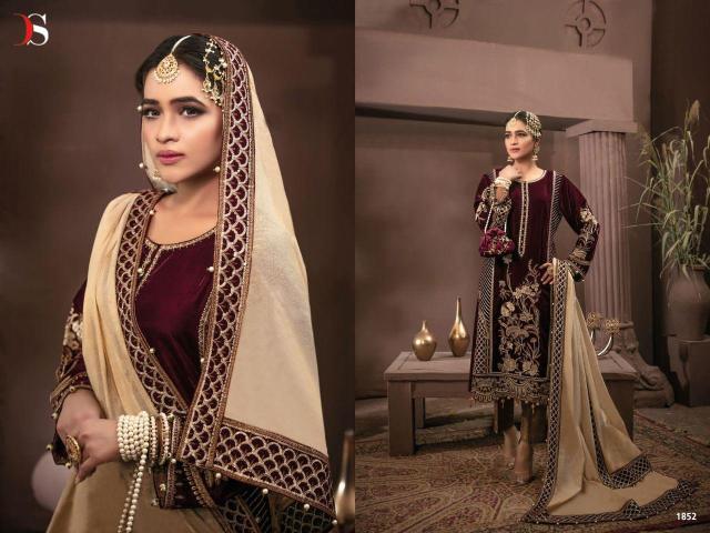 Deepsy Rangrasiya Velvet Collection Nx Pakistani Salwar Suit