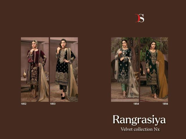 Deepsy Rangrasiya Velvet Collection Nx Pakistani Salwar Suit