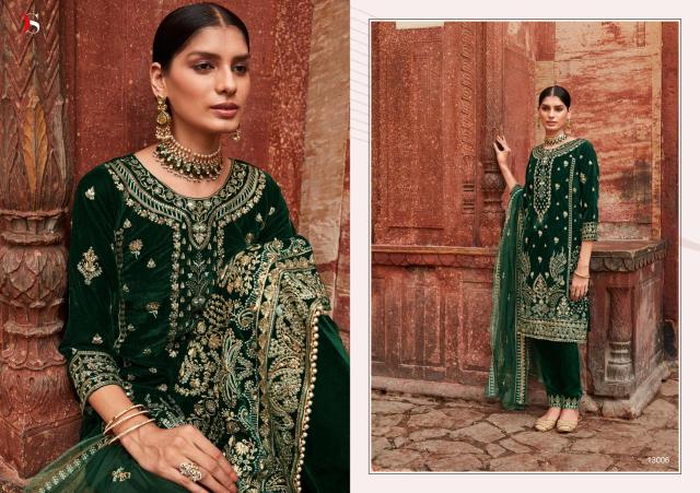 Deepsy Tahjib 13001 Series Velvet Pakistani Salwar Suit