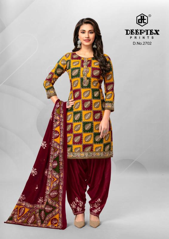 Deeptex Batik Plus Vol 27 Cotton Dress Material Collection