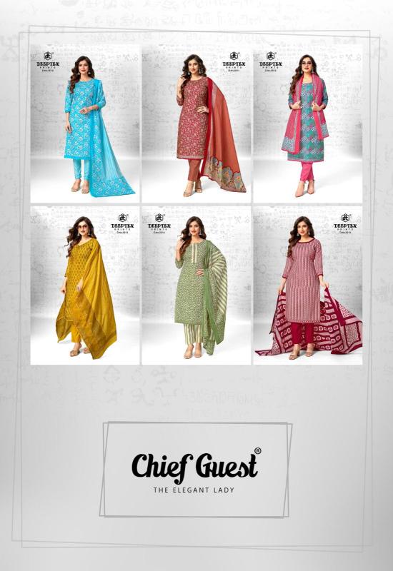 Deeptex Chief Guest Vol 35 Cotton Dress Material