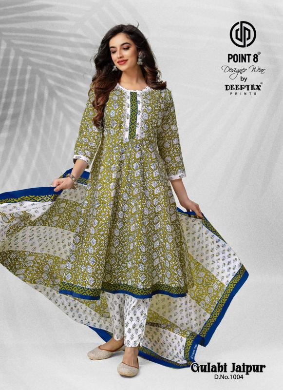 Deeptex Gulabi Jaipur Vol 1 Cotton Exclusive Kurti Bottom With Dupatta