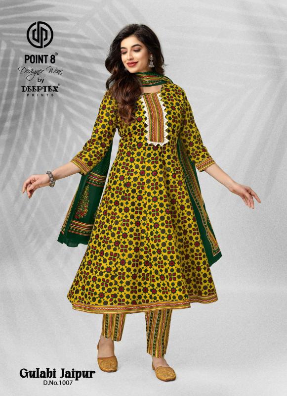 Deeptex Gulabi Jaipur Vol 1 Cotton Exclusive Kurti Bottom With Dupatta