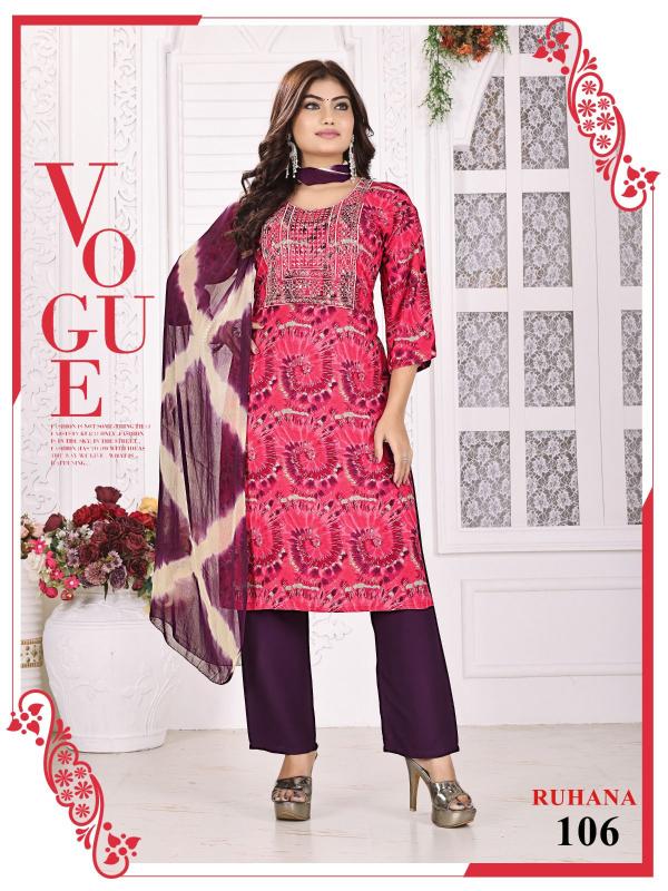 Fashion Talk Ruhana Vol 2 Kurti Bottom With Dupatta