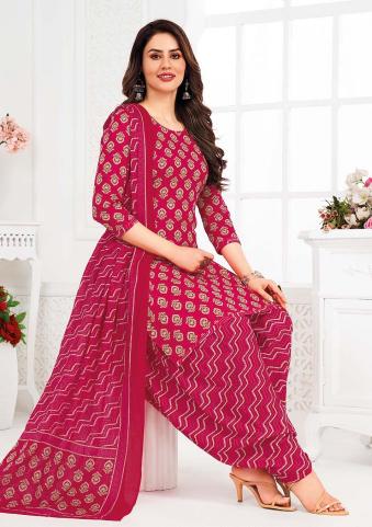 Ganpati Bella Patiyala Vol 5 Cotton Printed Dress Material