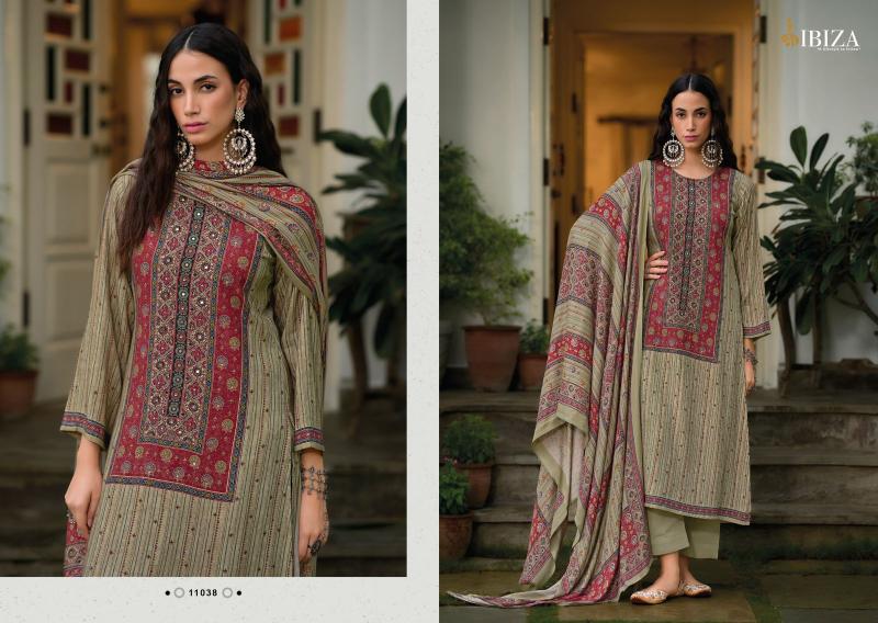 Ibiza Pashtush Pashmina Digital Printed Salwar Kameez