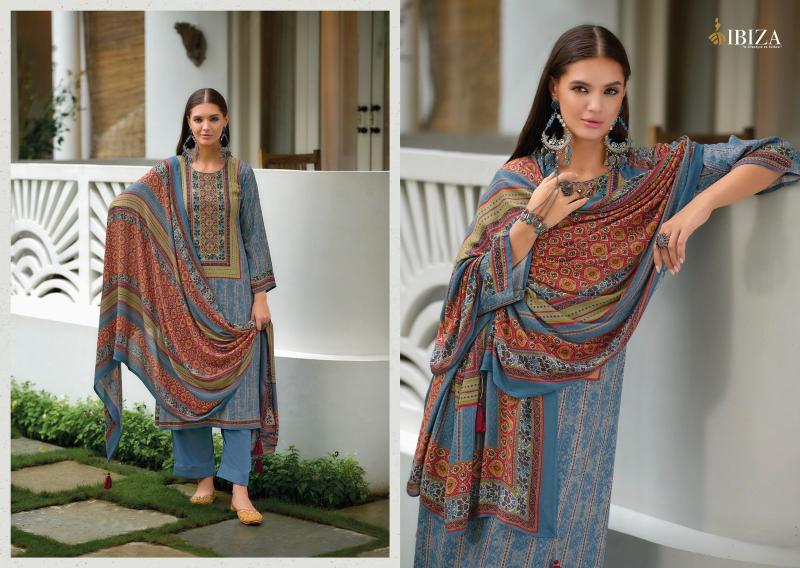 Ibiza Pashtush Pashmina Digital Printed Salwar Kameez