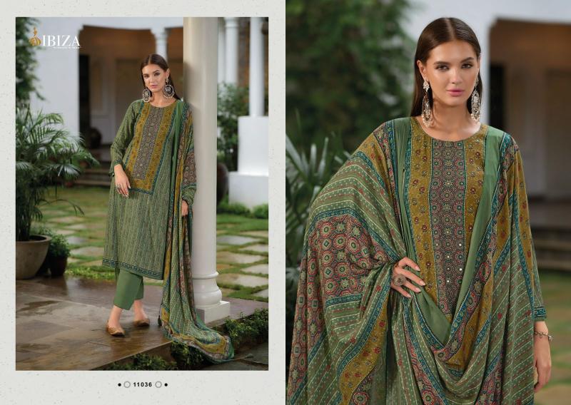 Ibiza Pashtush Pashmina Digital Printed Salwar Kameez