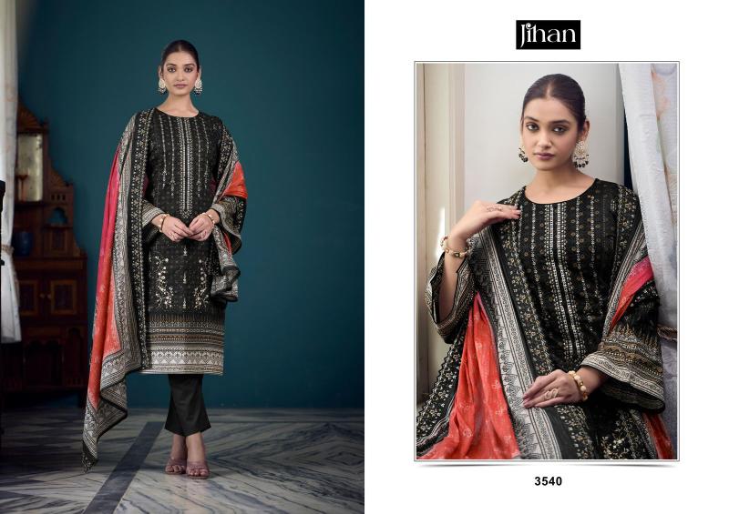 Jihan Bin Saeed Remix Vol 2 Printed Pakistani Salwar Suits