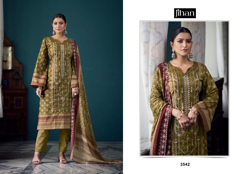 Jihan Bin Saeed Remix Vol 2 Printed Pakistani Salwar Suits