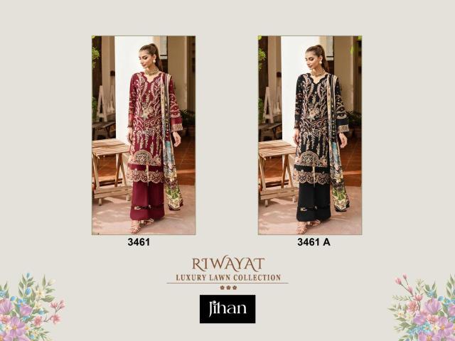 Jihan Riwayat Luxury 3461 Cotton Dupatta Pakistani Salwar Kameez