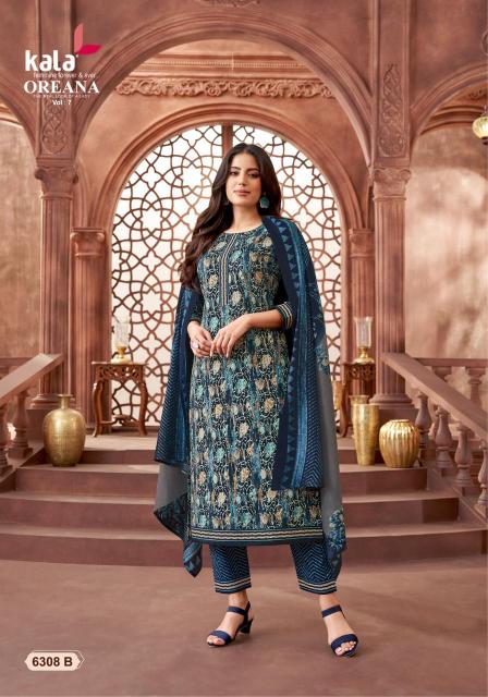 Kala Oreana Vol 7 Cotton Dress Material Collection