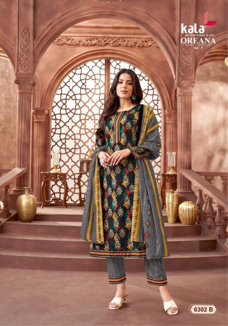 Kala Oreana Vol 7 Cotton Dress Material Collection