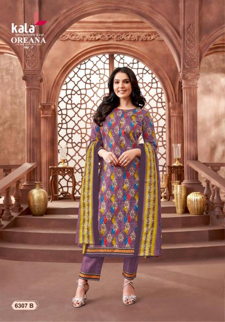 Kala Oreana Vol 7 Cotton Dress Material Collection