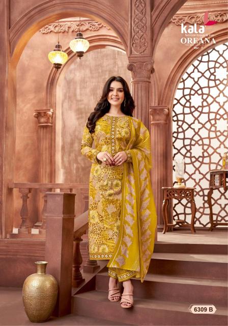 Kala Oreana Vol 7 Cotton Dress Material Collection