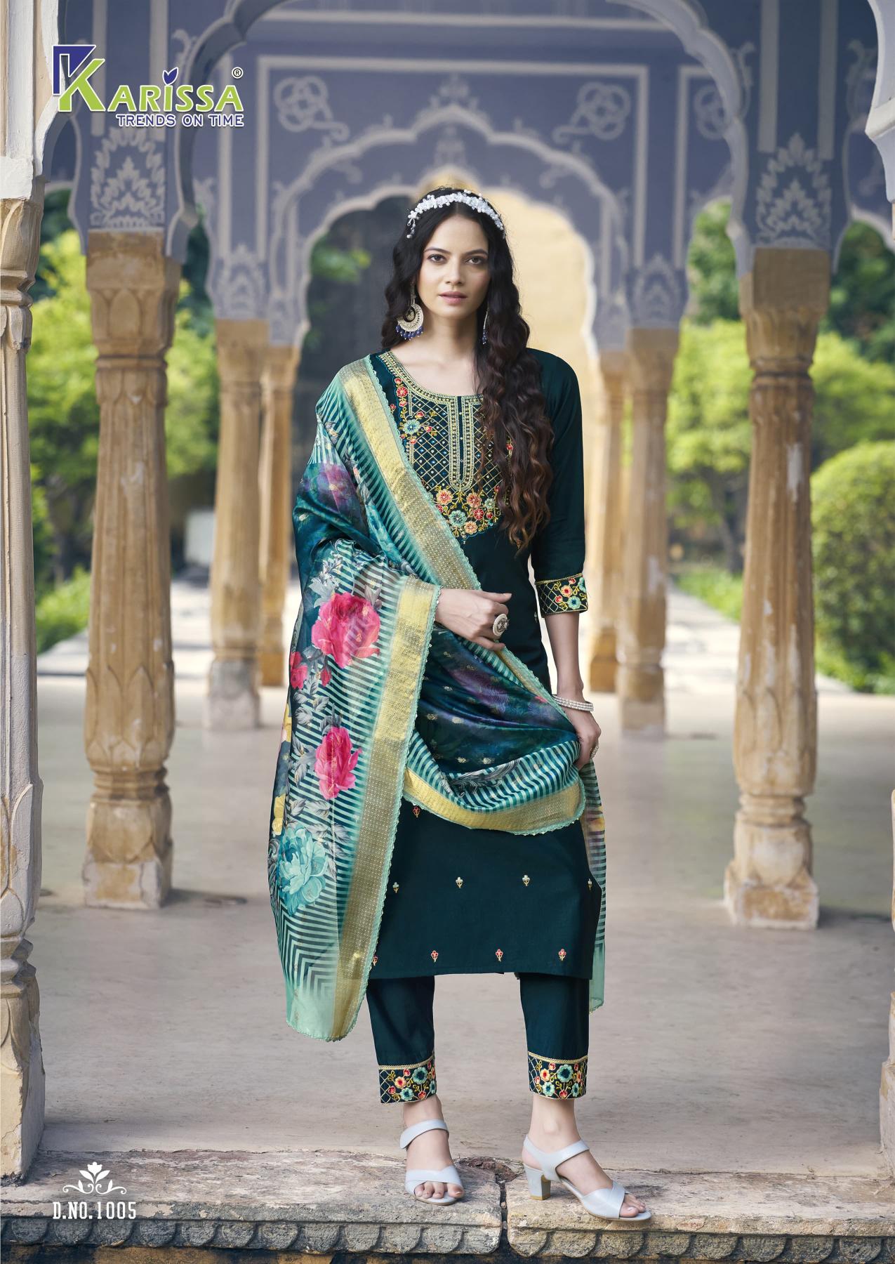 Karissa Riya Kurti Bottom With Dupatta Collection